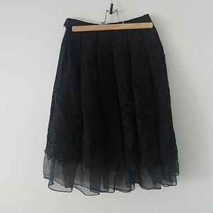 Phillip Lim black lace skirt